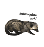 Mumu the Cute Asian Palm Civet 3（個別スタンプ：1）