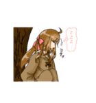 目と心で訴えてくる幼女のスタンプ（個別スタンプ：24）