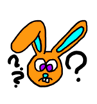 カラフル原色うさぎ 少しだけ敬語編（個別スタンプ：11）