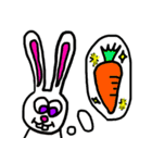 カラフル原色うさぎ 少しだけ敬語編（個別スタンプ：32）