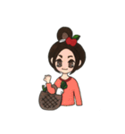 りんご娘（個別スタンプ：35）
