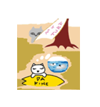 Animals travel in Hawaii part1（個別スタンプ：10）