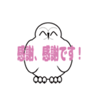 Cute owl sticker（個別スタンプ：6）