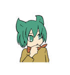 ほのぼの！うさぎ君とねこ君（個別スタンプ：5）