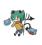 ほのぼの！うさぎ君とねこ君（個別スタンプ：6）