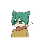 ほのぼの！うさぎ君とねこ君（個別スタンプ：10）