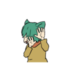 ほのぼの！うさぎ君とねこ君（個別スタンプ：11）