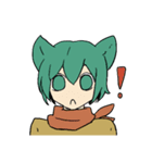 ほのぼの！うさぎ君とねこ君（個別スタンプ：14）