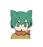 ほのぼの！うさぎ君とねこ君（個別スタンプ：16）