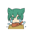 ほのぼの！うさぎ君とねこ君（個別スタンプ：17）