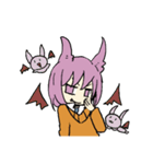 ほのぼの！うさぎ君とねこ君（個別スタンプ：24）