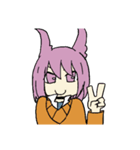 ほのぼの！うさぎ君とねこ君（個別スタンプ：25）