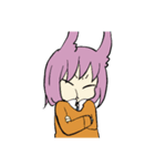 ほのぼの！うさぎ君とねこ君（個別スタンプ：27）