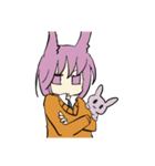 ほのぼの！うさぎ君とねこ君（個別スタンプ：29）