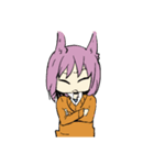 ほのぼの！うさぎ君とねこ君（個別スタンプ：37）