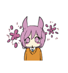 ほのぼの！うさぎ君とねこ君（個別スタンプ：40）