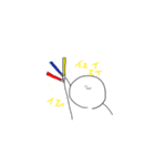 White person sticker（個別スタンプ：24）