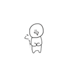White person sticker（個別スタンプ：30）