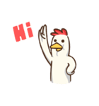What's wrong with the chicken？（個別スタンプ：1）