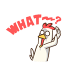 What's wrong with the chicken？（個別スタンプ：4）