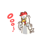 What's wrong with the chicken？（個別スタンプ：5）