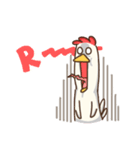 What's wrong with the chicken？（個別スタンプ：25）
