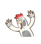 What's wrong with the chicken？（個別スタンプ：36）