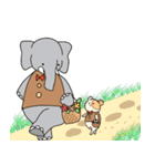 無口などうぶつたち（個別スタンプ：21）