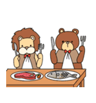 無口などうぶつたち（個別スタンプ：25）