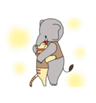 無口などうぶつたち（個別スタンプ：38）
