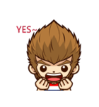 Crazy monkey（個別スタンプ：36）