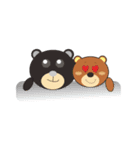 Gray bears wonderful daily life（個別スタンプ：7）