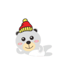 Gray bears wonderful daily life（個別スタンプ：11）