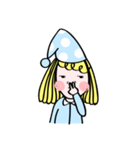 Baby blueberry pajamas（個別スタンプ：13）