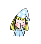 Baby blueberry pajamas（個別スタンプ：18）