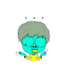 Yellow-teeth boy（個別スタンプ：1）