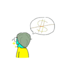 Yellow-teeth boy（個別スタンプ：8）