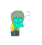 Yellow-teeth boy（個別スタンプ：9）