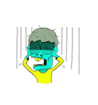 Yellow-teeth boy（個別スタンプ：12）