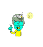Yellow-teeth boy（個別スタンプ：17）