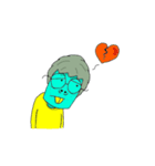 Yellow-teeth boy（個別スタンプ：18）