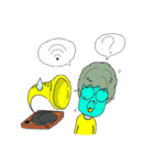 Yellow-teeth boy（個別スタンプ：21）