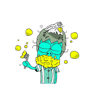 Yellow-teeth boy（個別スタンプ：22）