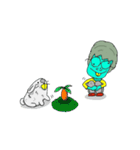 Yellow-teeth boy（個別スタンプ：24）