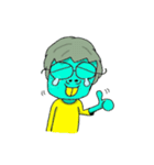 Yellow-teeth boy（個別スタンプ：25）