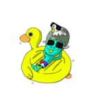 Yellow-teeth boy（個別スタンプ：28）