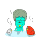 Yellow-teeth boy（個別スタンプ：40）