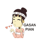 Nanang ＆ Galuh（個別スタンプ：8）