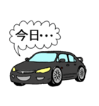 Life with cars (white)（個別スタンプ：6）