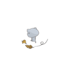 顔デカねこスタ ゆる語編（個別スタンプ：32）